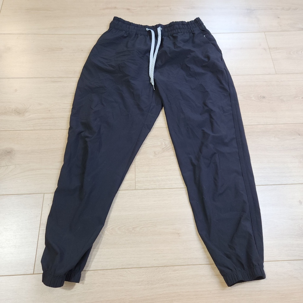 Vuori Weekend Jogger Pants Womens Medium Black Woven Elastic Waist Stretch